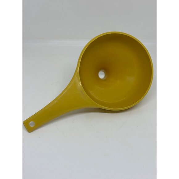 VTG Foley Harvest Gold Plastic Canning Funnel 7" Retro Wide Mouth Kitchen Tool - Picture 5 of 8
